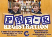  Pre-K registration and information events scheduled for March 28 & 30 